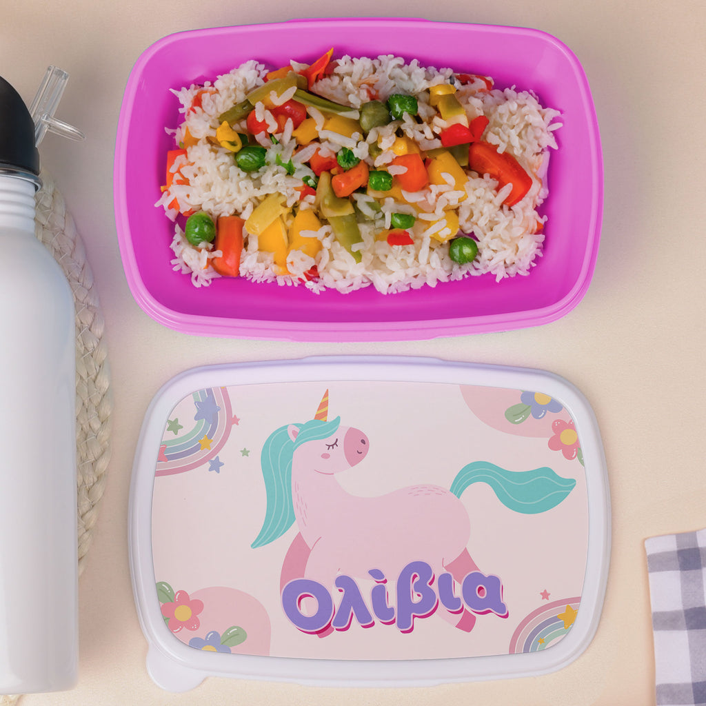 Unicorn - Plastic Lunch Box