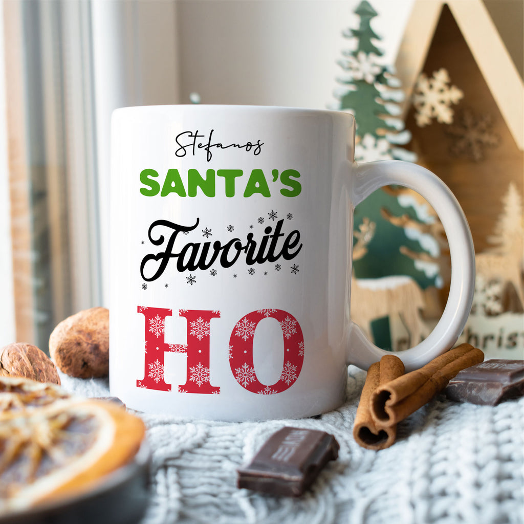 Santa's Favorite Ho - Ceramic Mug 330ml