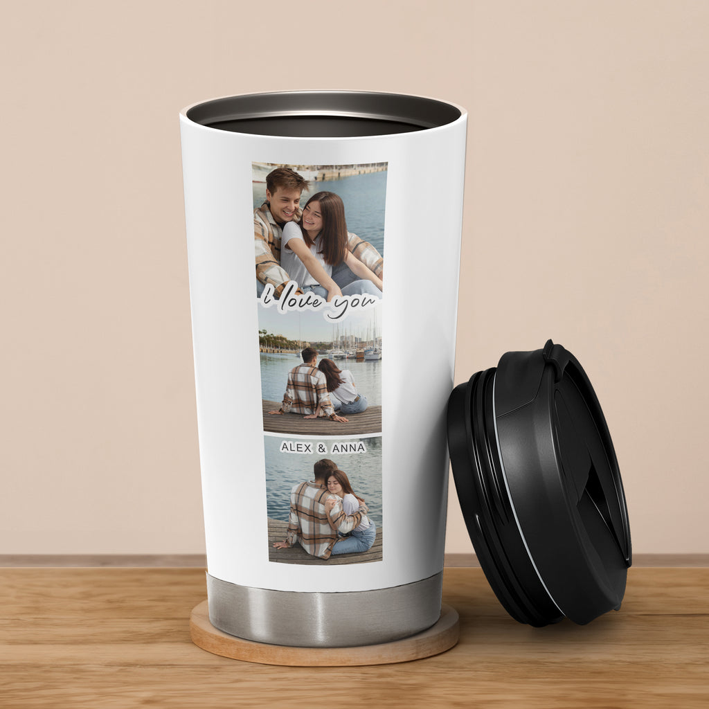 I Love You - Stainless Steel Travel Mug