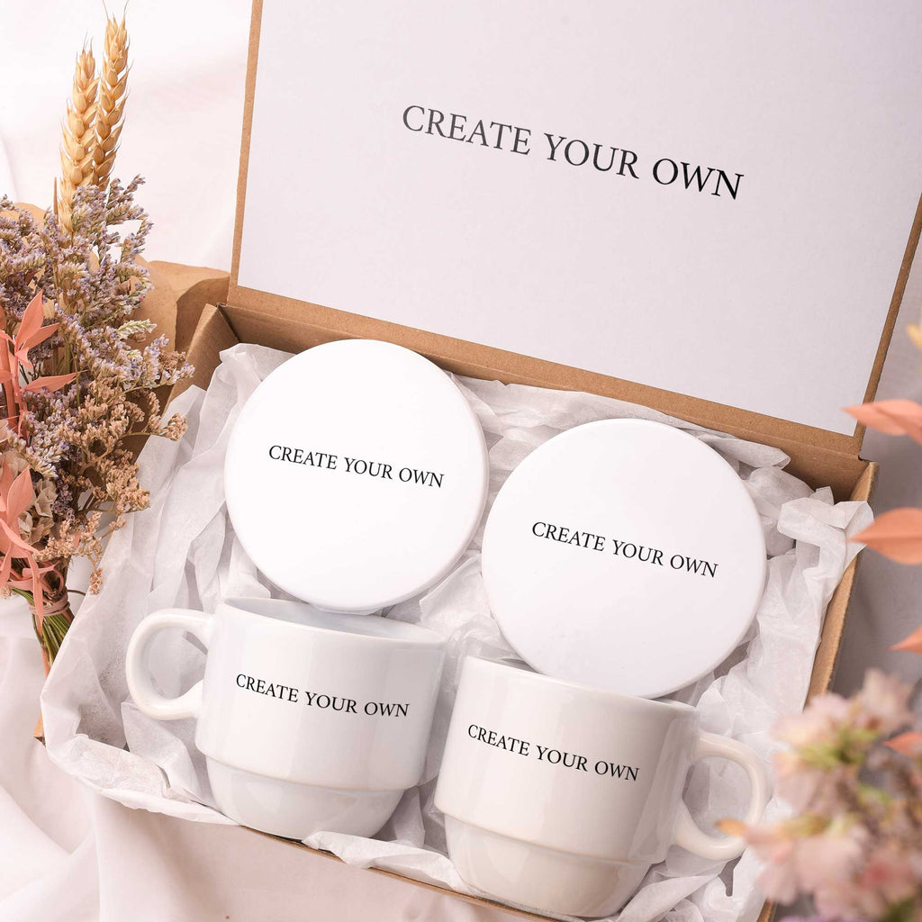 Create Your Own - Ceramic Mug 6oz & Ceramic Coaster Gift Box