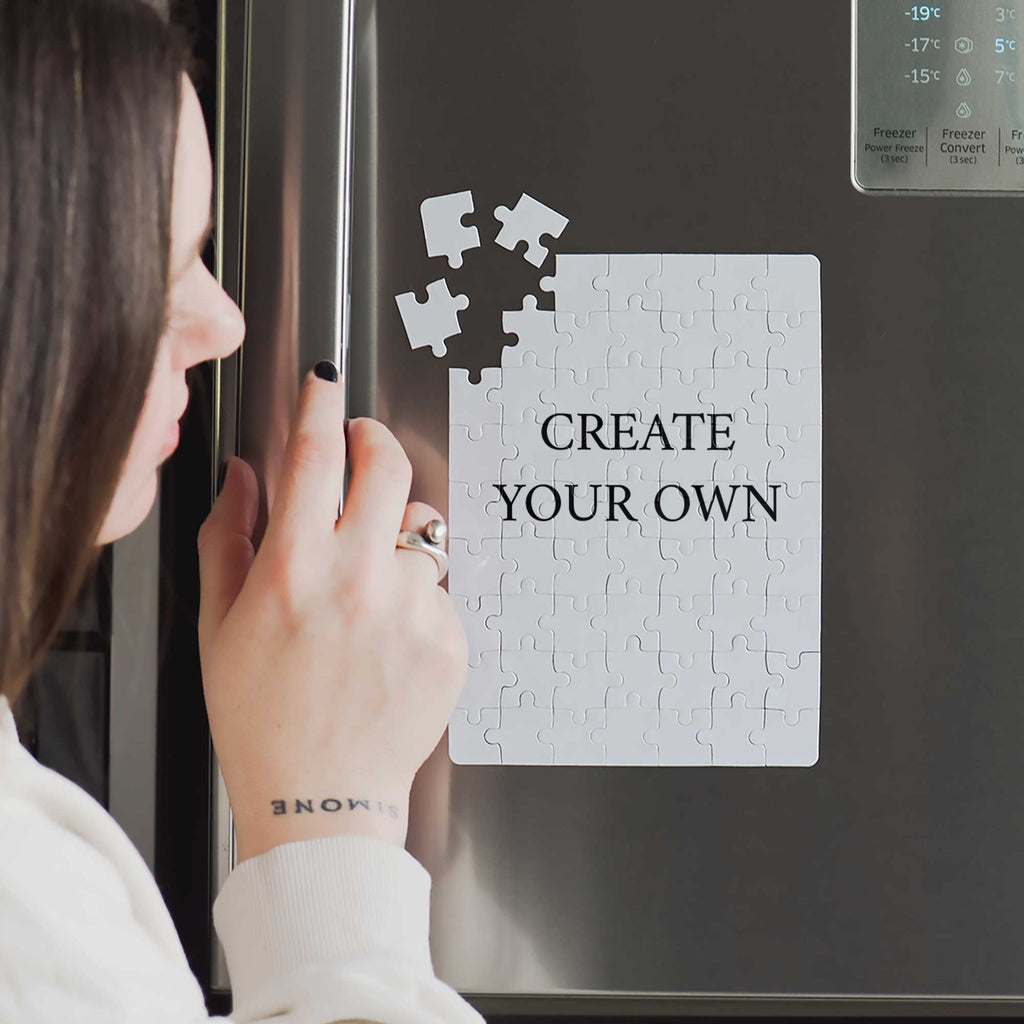 Create Your Own - Fridge Magnetic Rectangle Puzzle