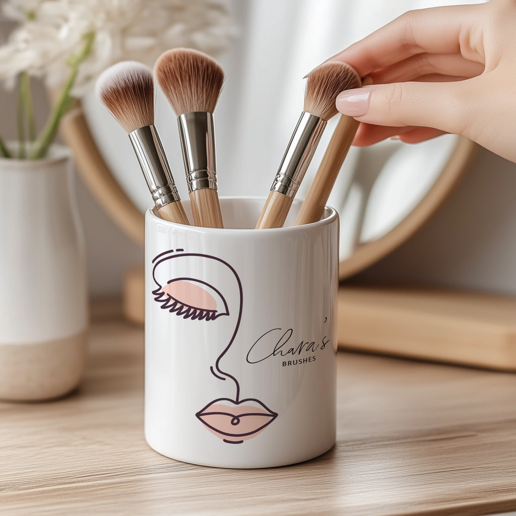 Her Brushes - Ceramic Make Up Brush Holder