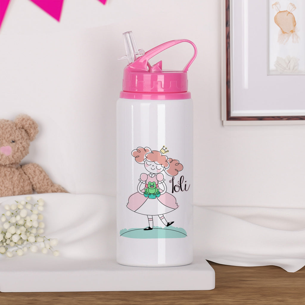 Princess Frog - Kids Aluminum Bottle 600ml