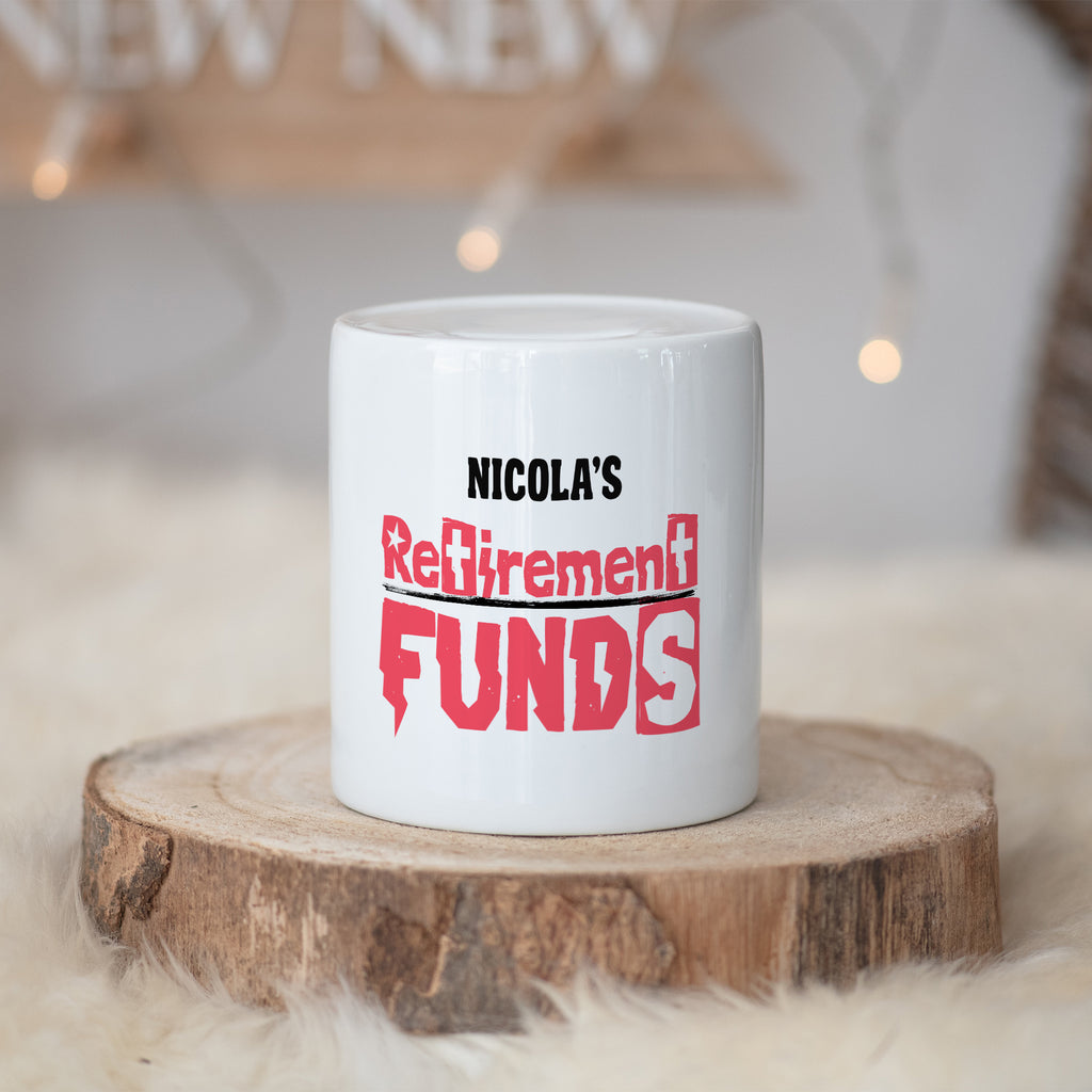 Retirement Funds - Ceramic Money Bank