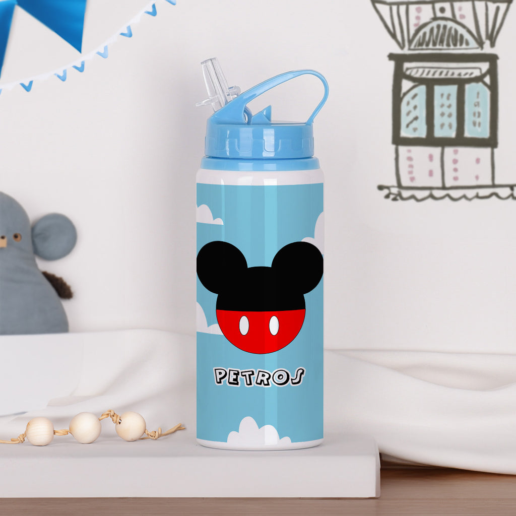 Cute Boy Mouse - Kids Aluminum Bottle 600ml