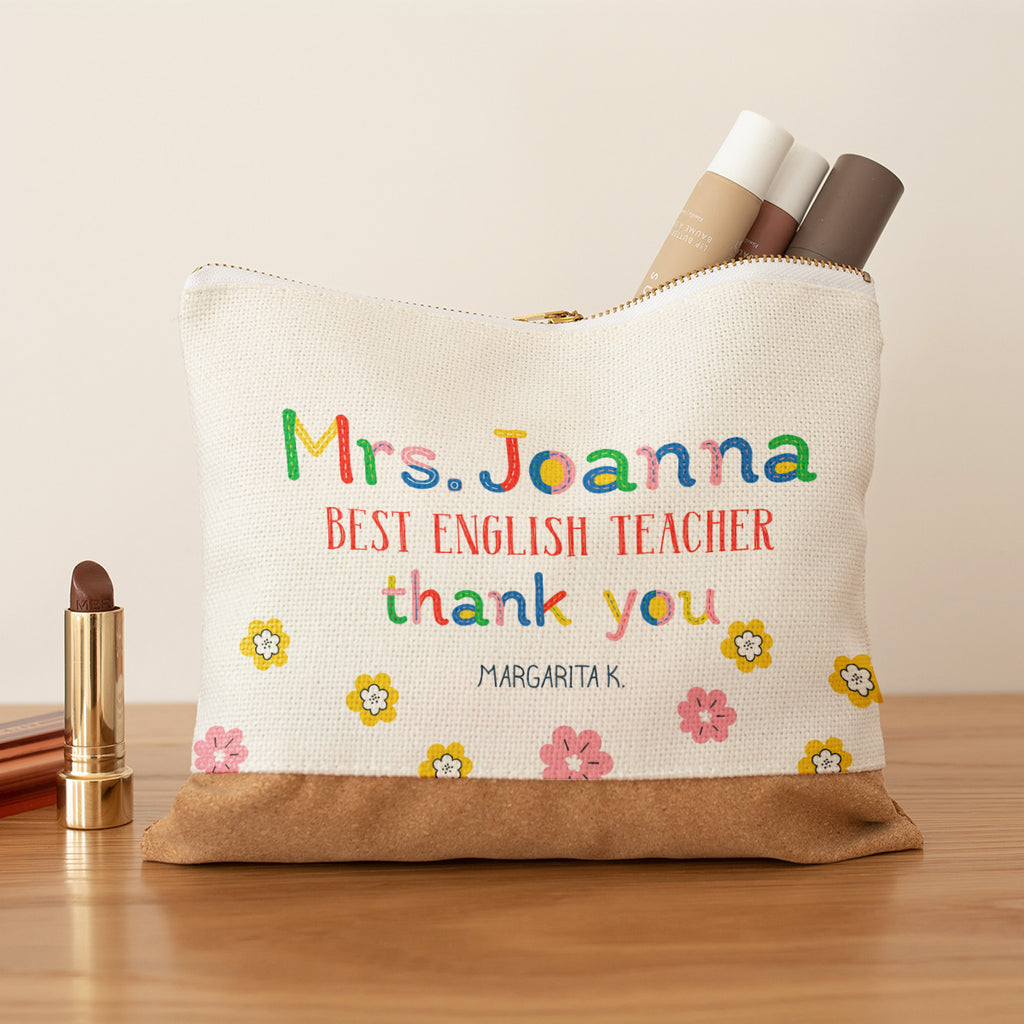 Best English Teacher - Pencil Case With Cork