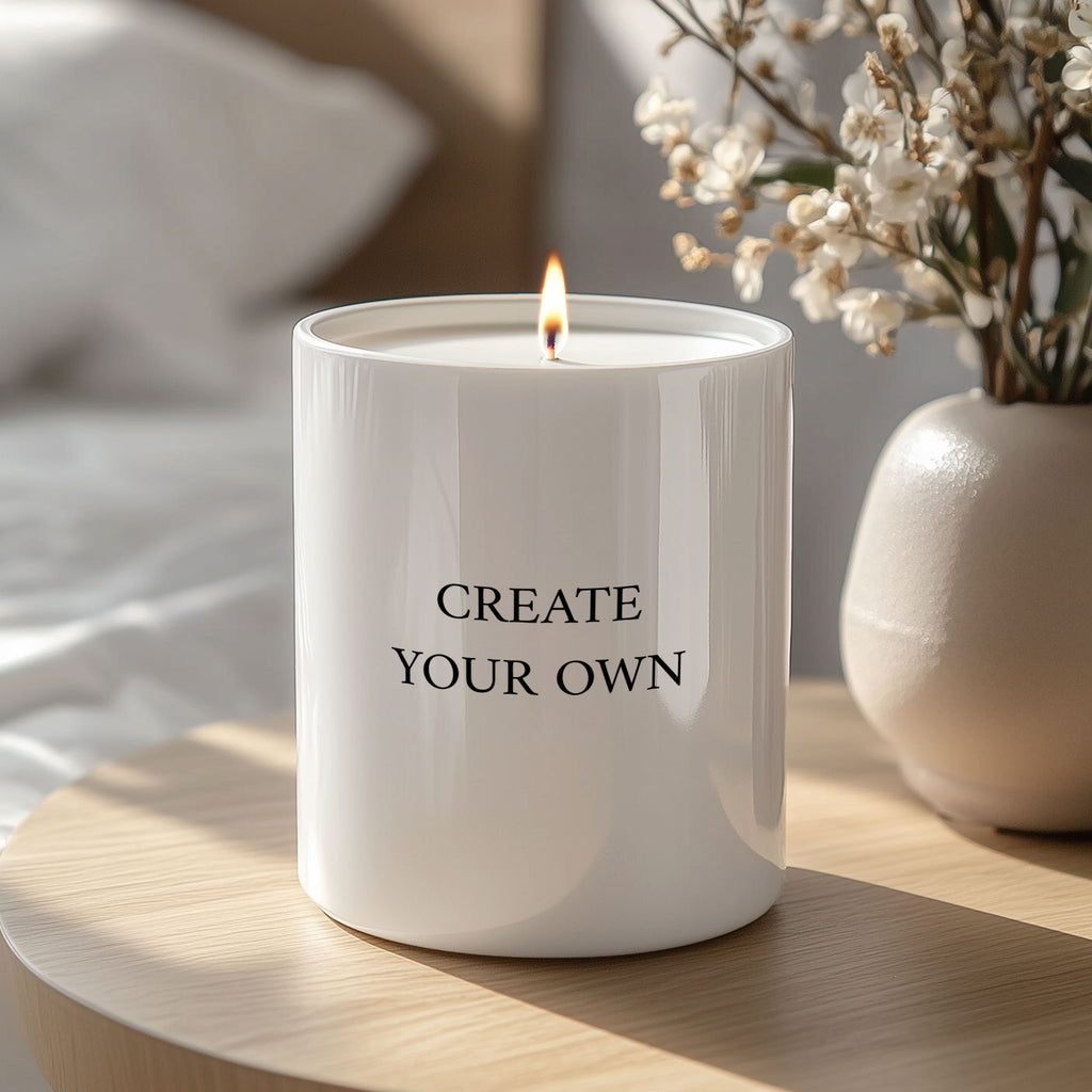 Create Your Own - Ceramic Candle Holder With Scented Candle