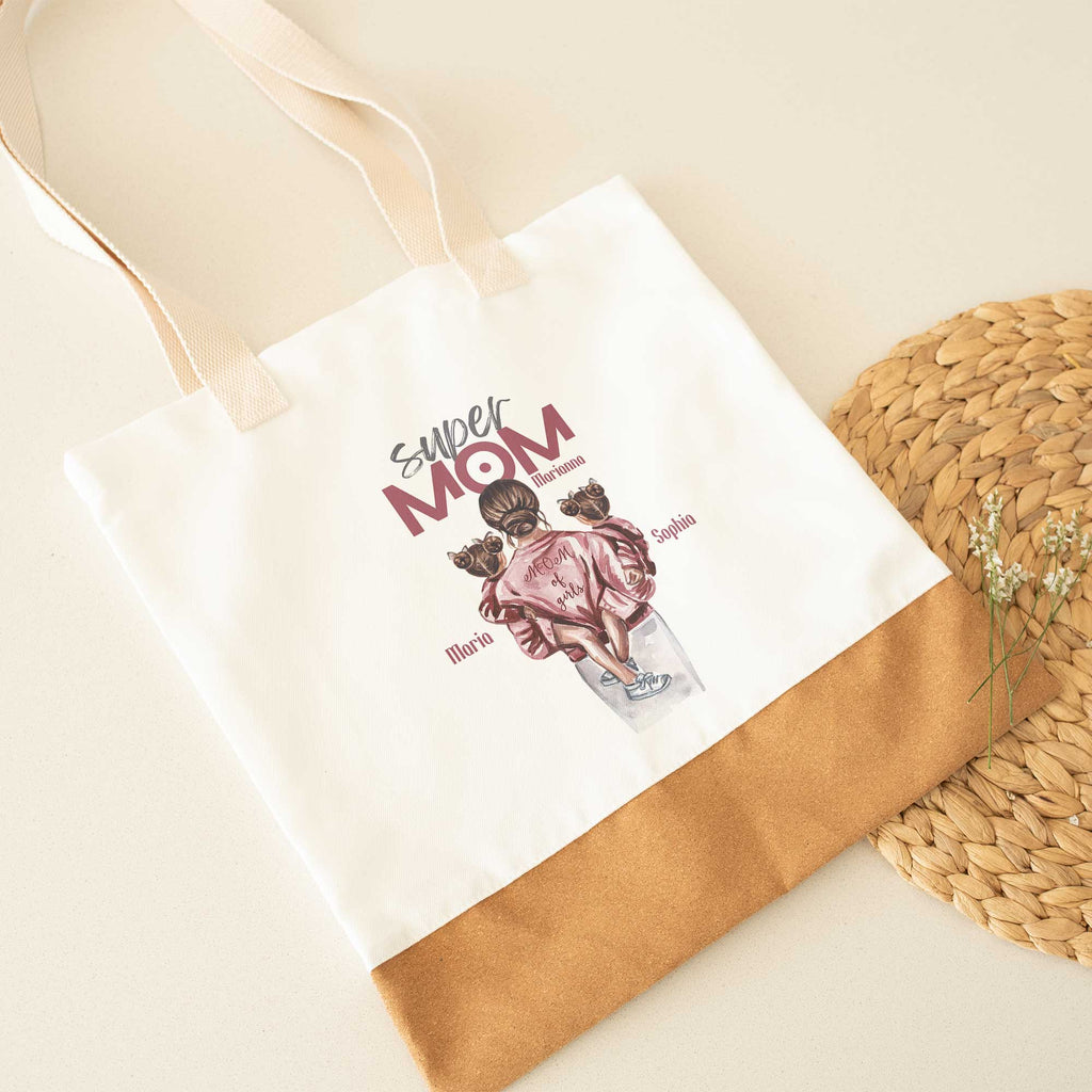 Super Mom - Cork Tote Bag