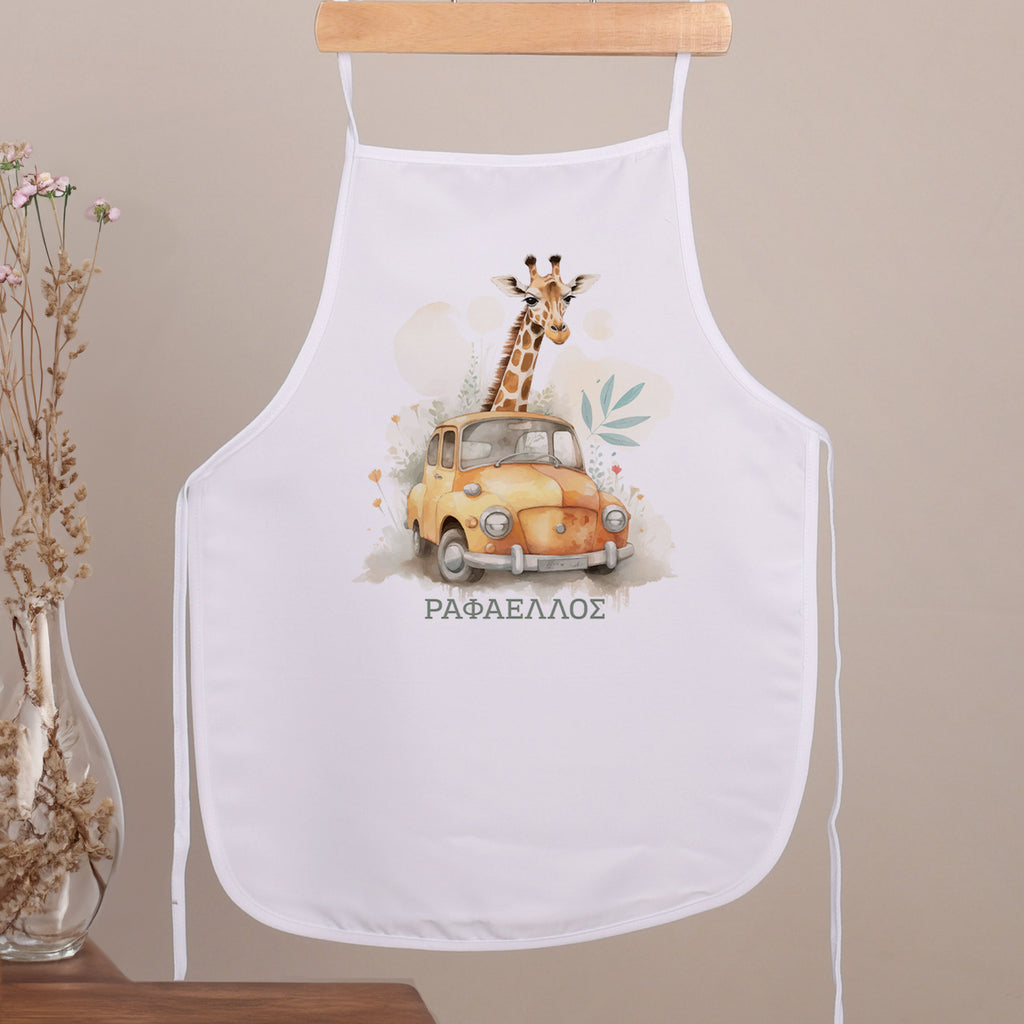 Giraffe - Children's White Apron