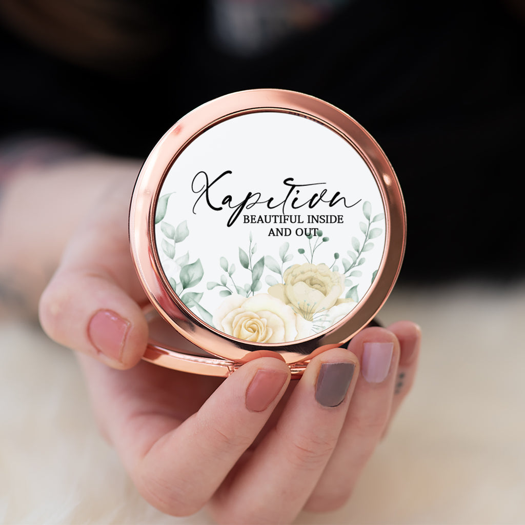 Beautiful Inside And Out - Compact Mirror