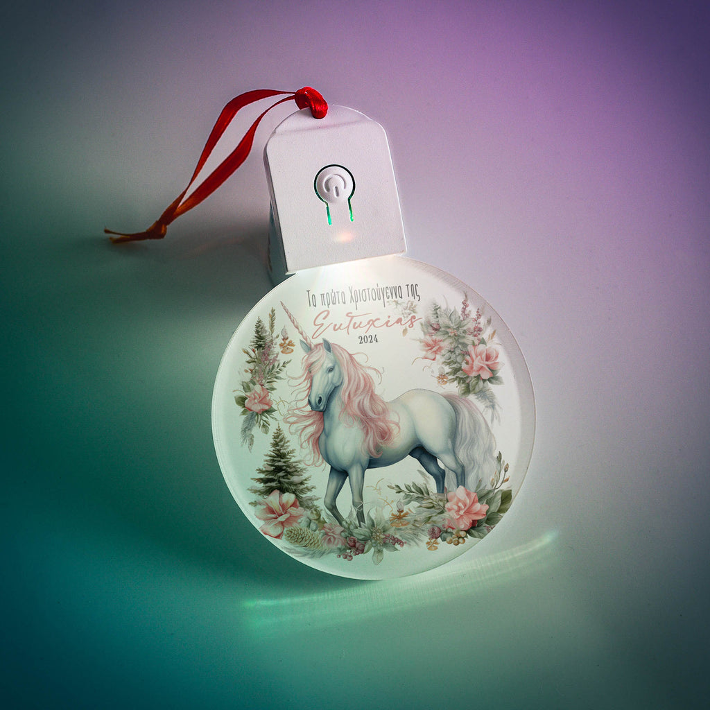 Unicorn - Led Light Ornament