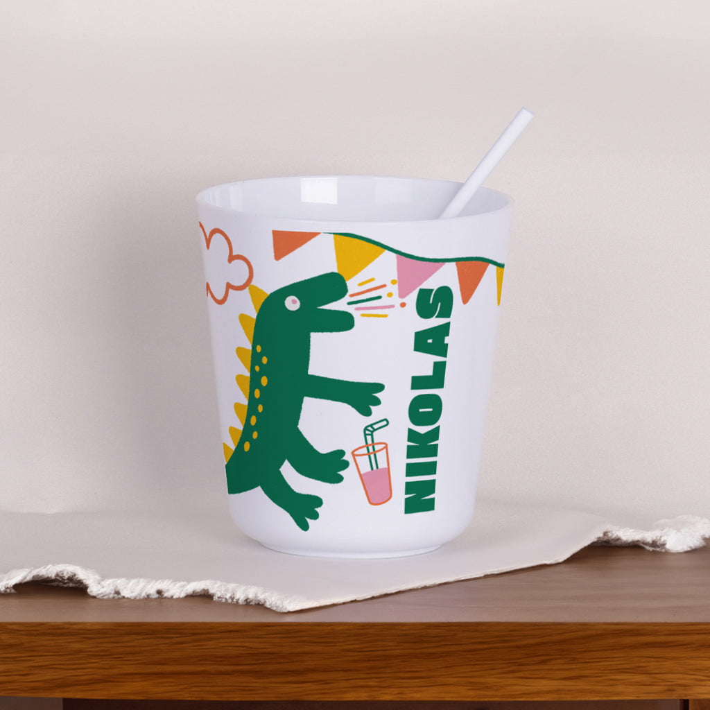 Plastic Kids Mug - Dinosaur