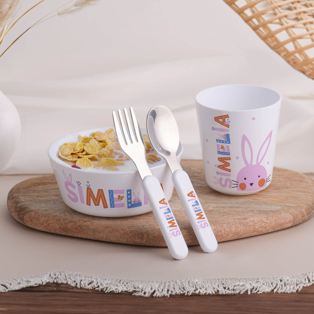 Little Treasures Mealtime Set - Easter Letters