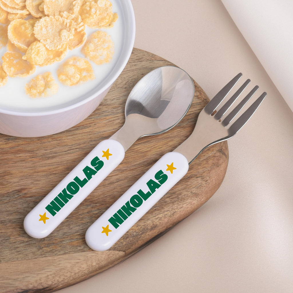 Kids Spoon/Fork Set - The Star