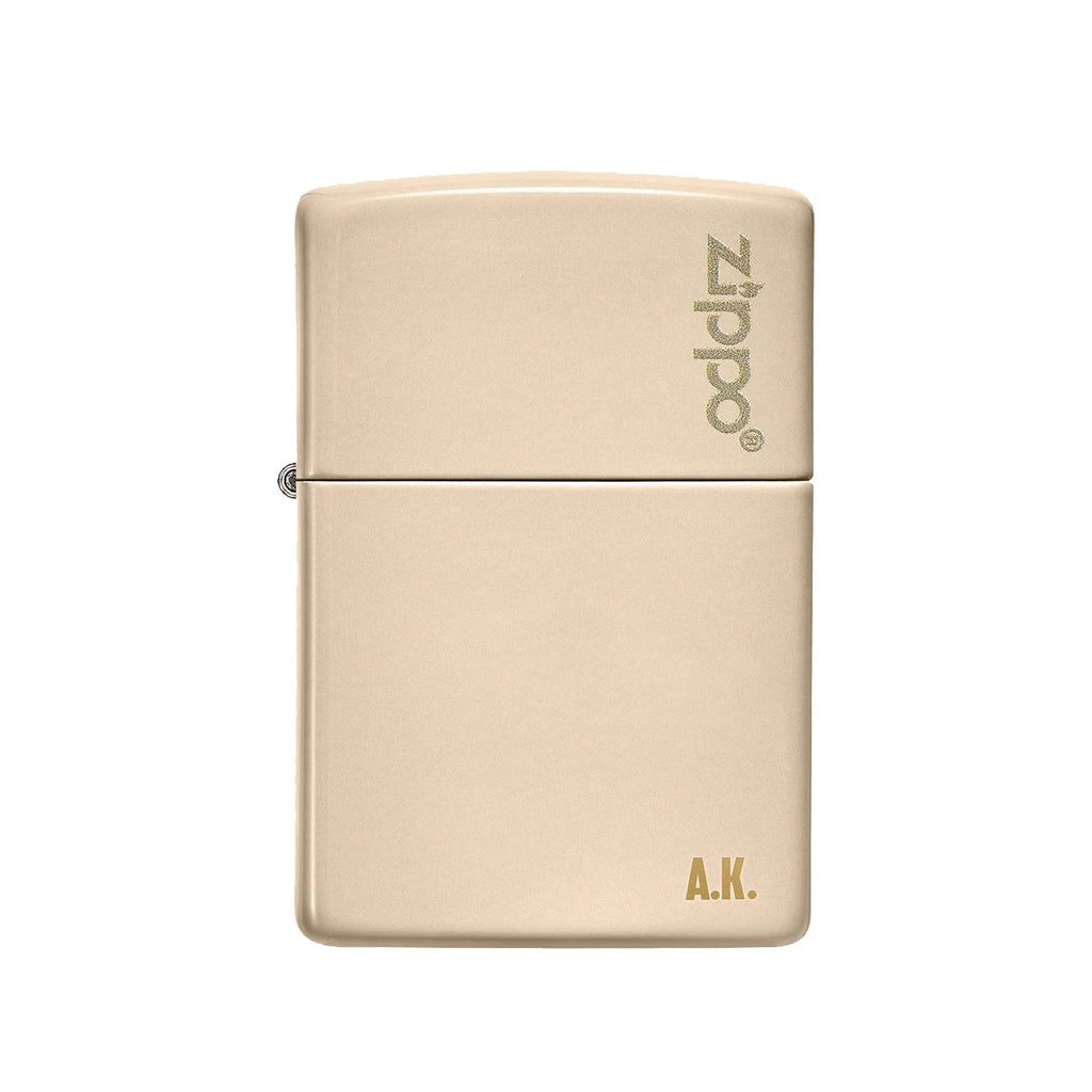 Classic Zippo® Flat Sand Lighter (Engraved)