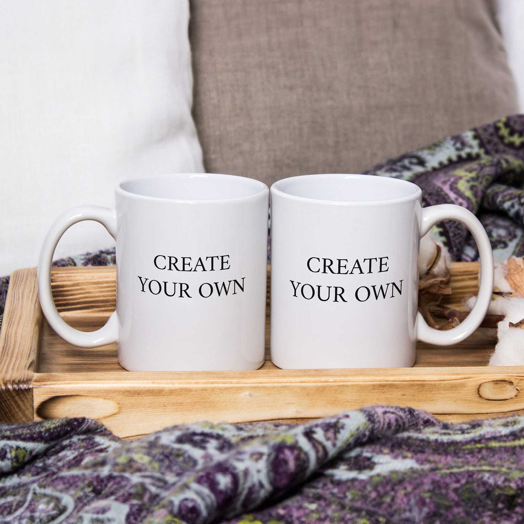 Create Your Own - Ceramic Mug 330ml Set Of 2