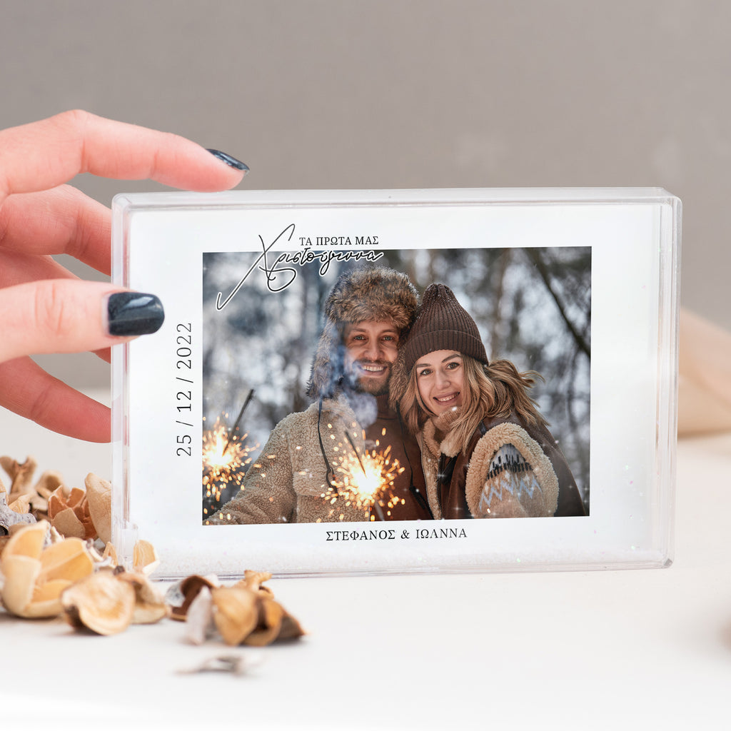 Our First Christmas Together - Acrylic Photo Block