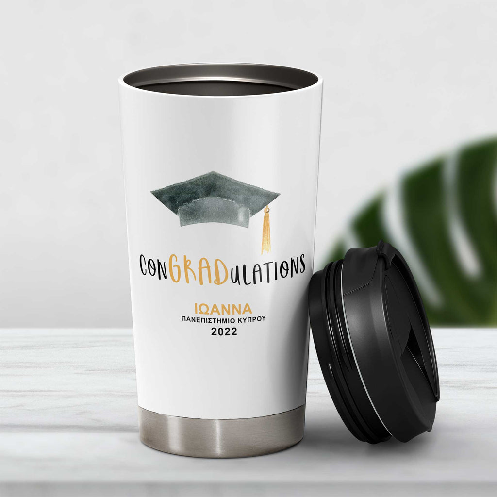 conGRADulations  - Stainless Steel Travel Mug