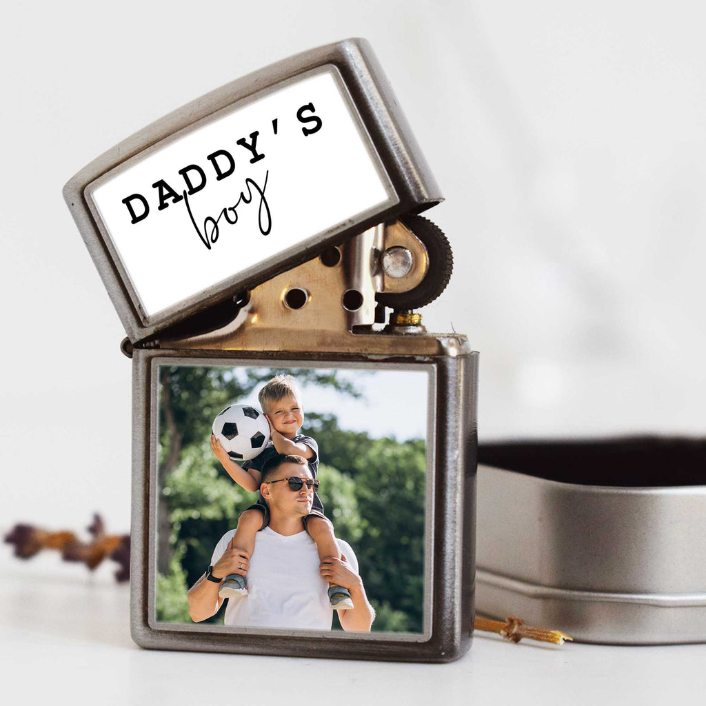 Daddy's Boy - Silver Metallic Lighter