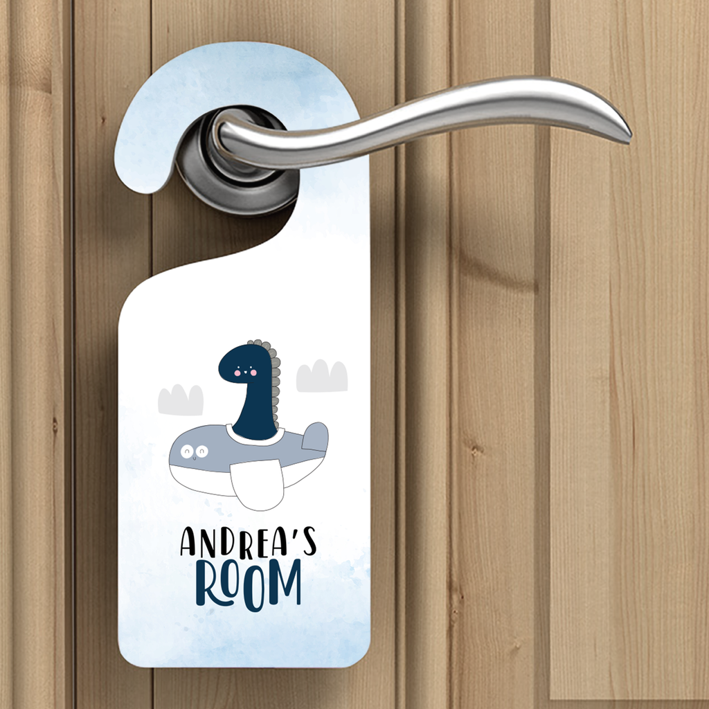 Blue Dino - Door Hanger