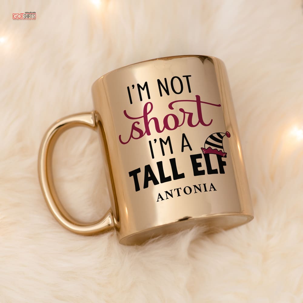 I'm Not Short I'm A Tall Elf - Mirror Mug