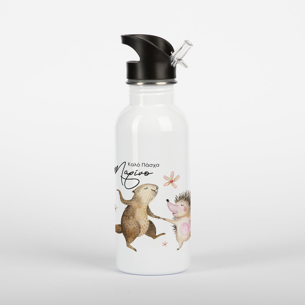 Bunny & Hedgehog - Stainless Steel Water Bottle 600ml