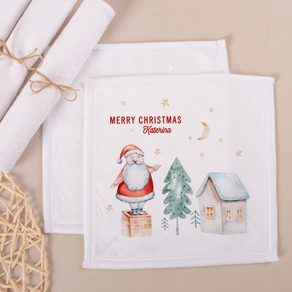 Santa Claus - Personalized Hand Towel